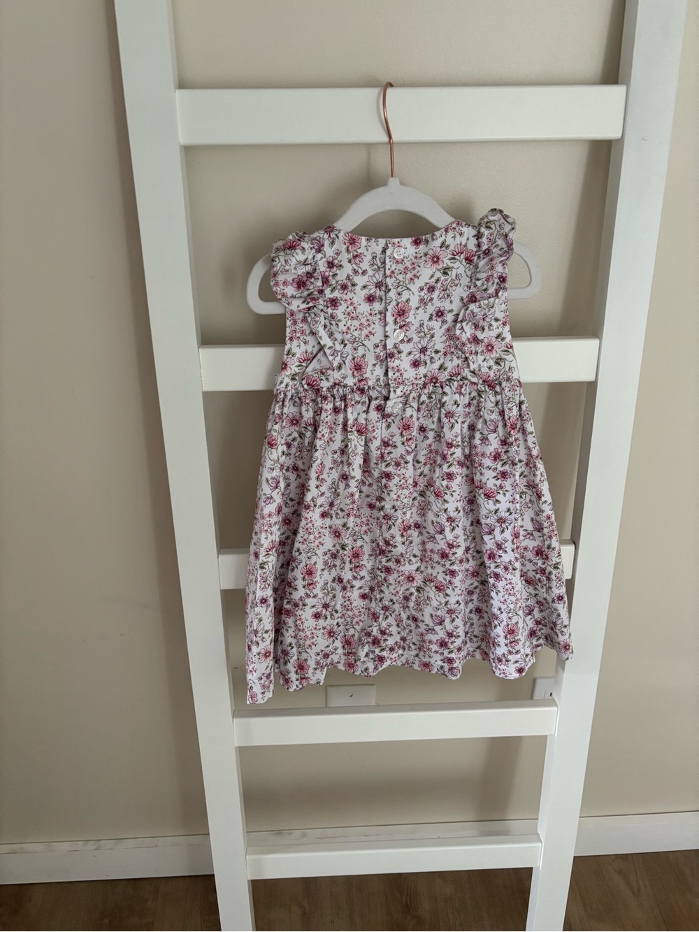 Edgehill Collection Pink Floral Cotton Dress